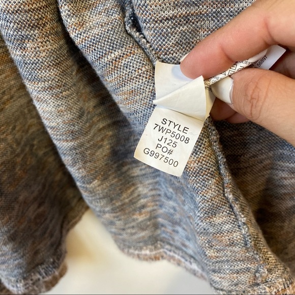 Lucky Brand Aztec Boho Open Front Wrap Cardigan Sweater Women's Size Small - Picture 7 of 8